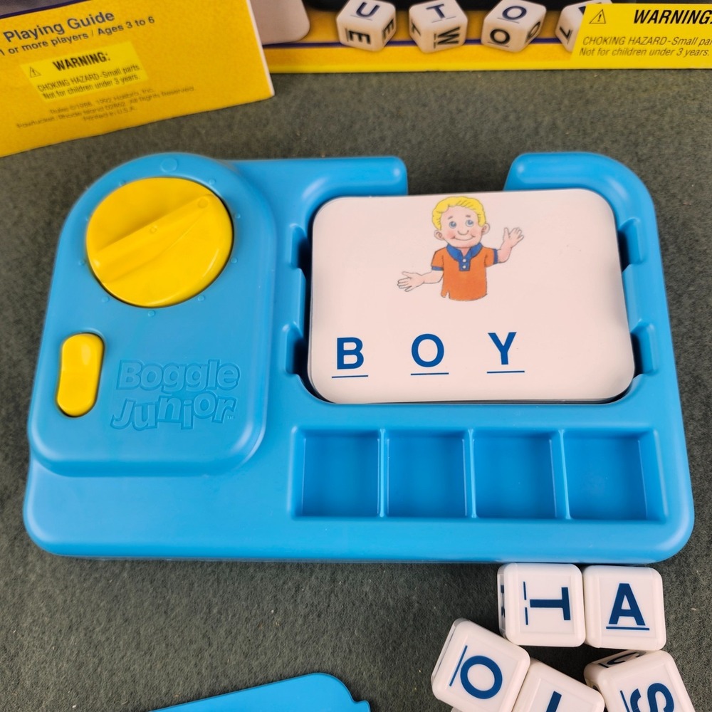 Boggle Jr. Letters Preschool Spelling Game Vintage 1992 Complete Parker Bros - Picture 4 of 7